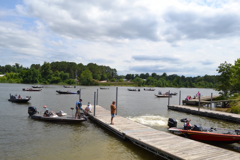 Weiss dam fishing pier Clearance