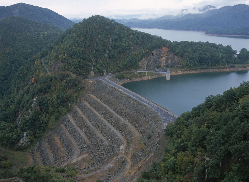 TVA Watauga Dam and Reservoir Tennessee River Valley
