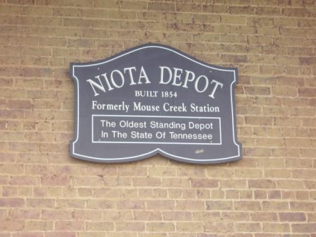 Niota, TN Historic Railroad Depot Tennessee River Valley