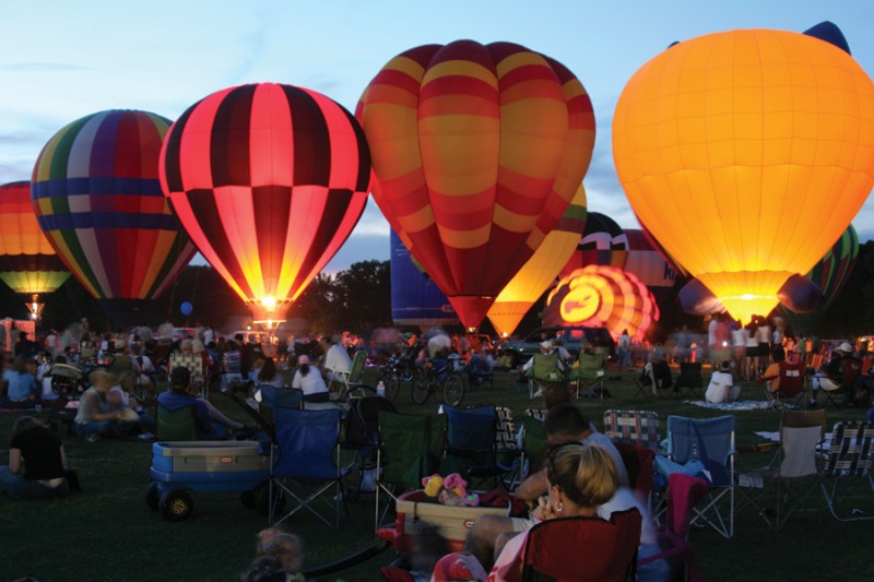 hot air balloon date